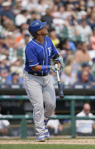 Perez homers twice as Royals rout Tigers 13-2