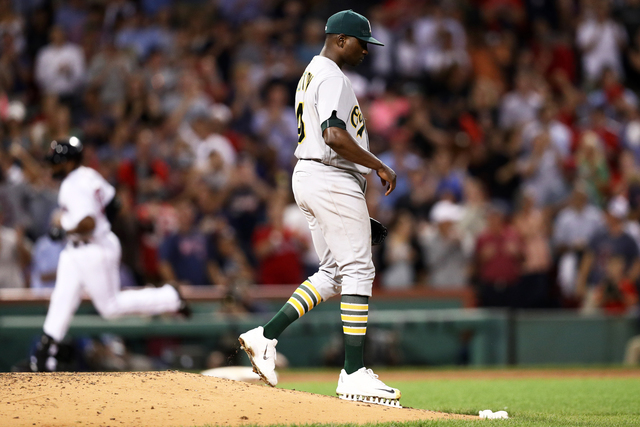 Jharel Cotton scratched from Athletics start
