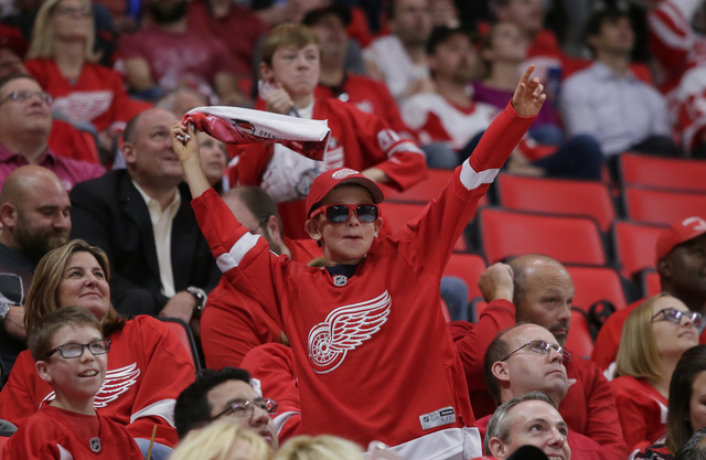 Red Wings beat Wild 4-2 in opener at new arena