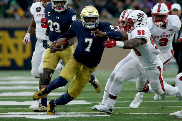 No. 9 Notre Dame wears down No. 14 behind Adams and Love