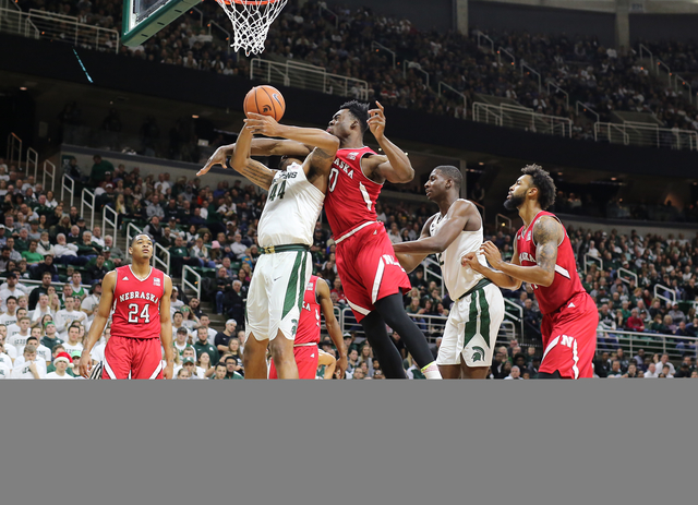No. 3 Michigan St beats Nebraska 86-57 for 6th straight rout
