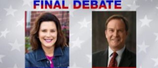 Final debate for Mich. Governor candidates next week